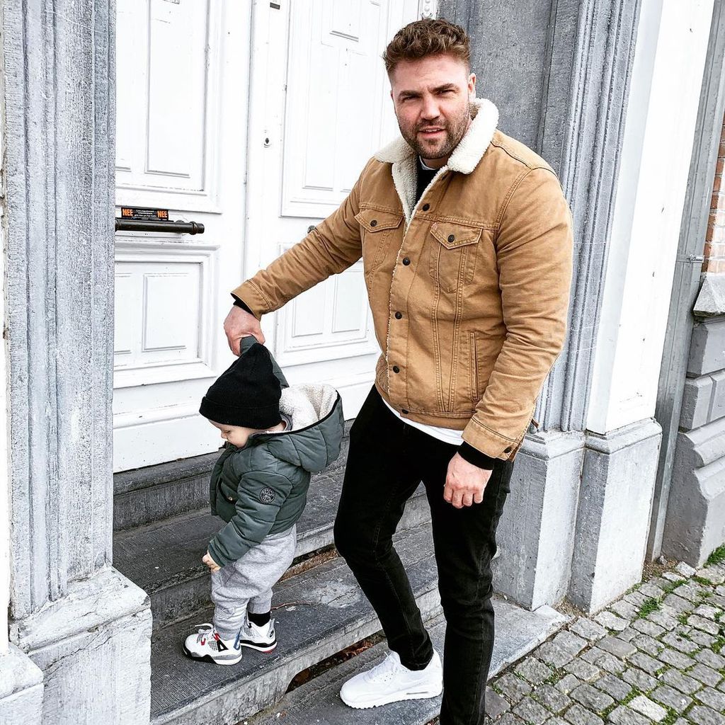 Ben Heinrich (r.) mit seinem Sohn Mats