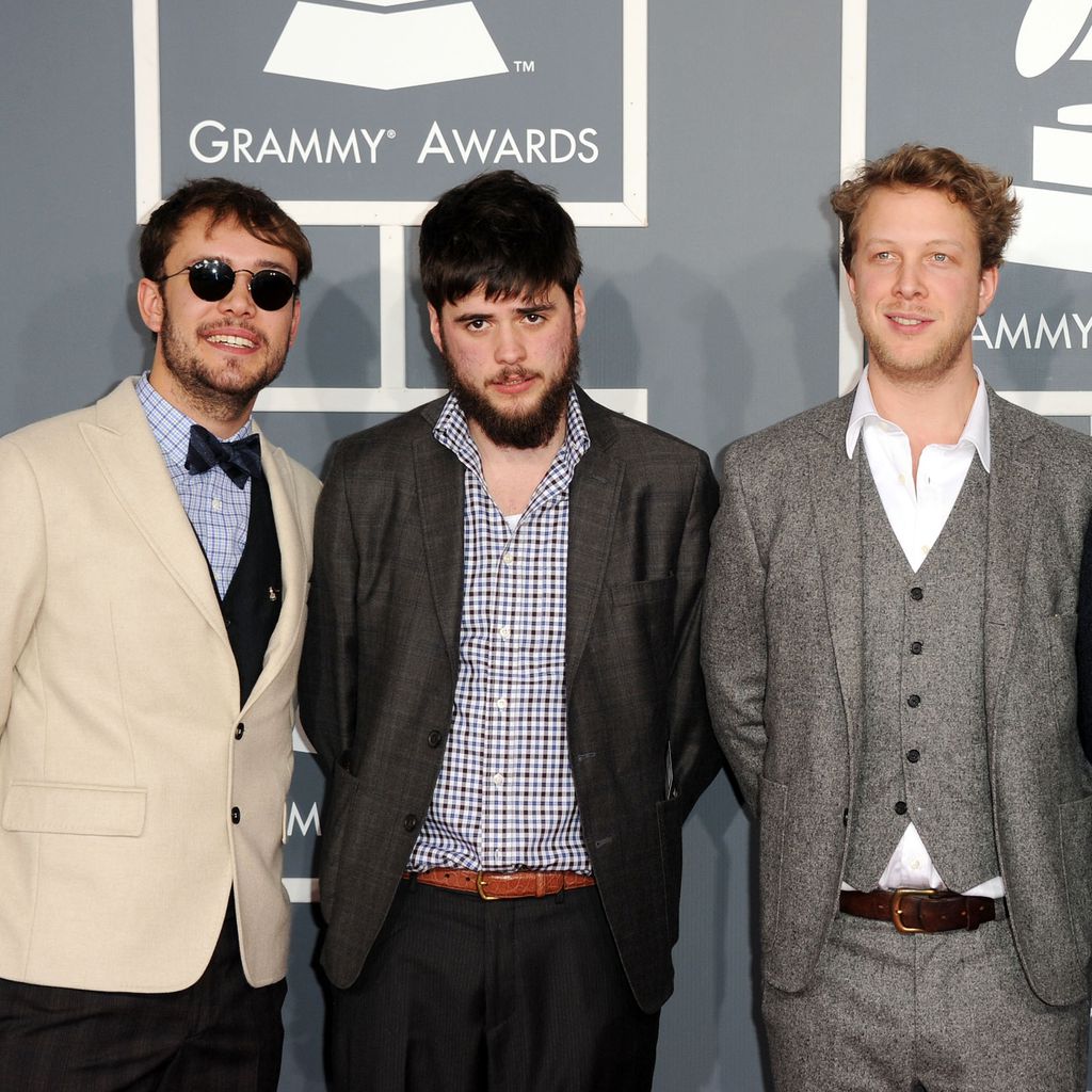 Ben Lovett, Winston Marshall, Ted Dwane und Marcus Mumford von Mumford and Sons