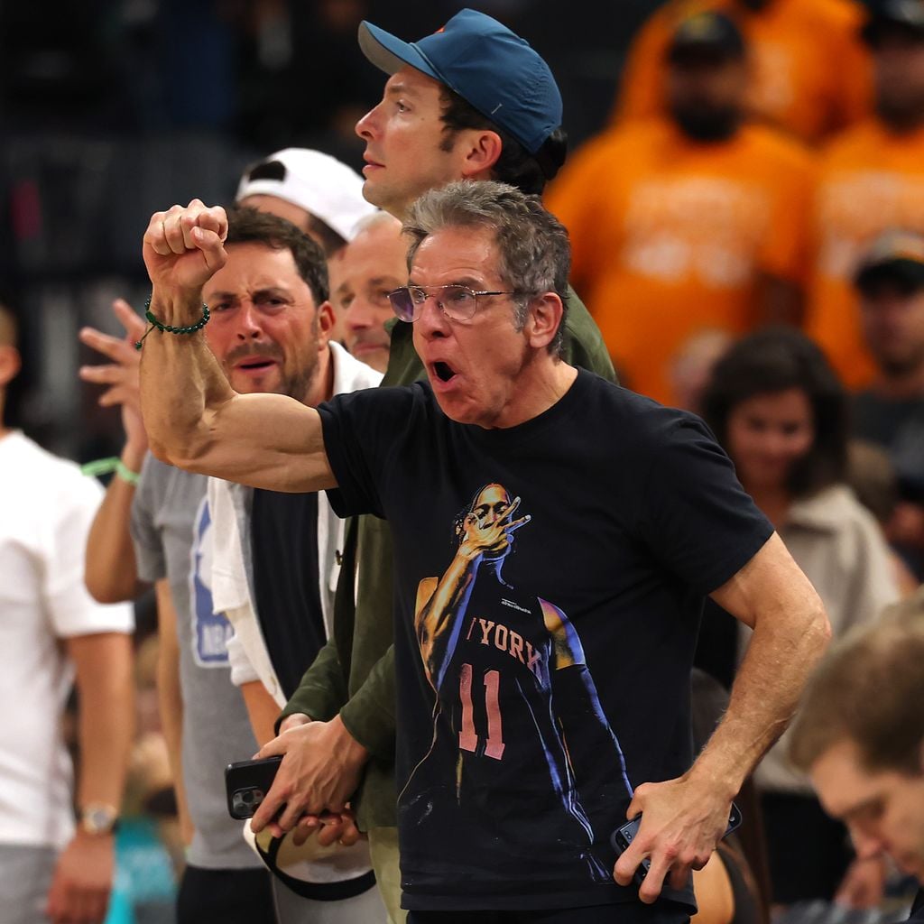 Ben Stiller während Spiel 1 der NBA Finals 2026 zwischen den San Antonio Spurs und den New York Knicks in San Antonio