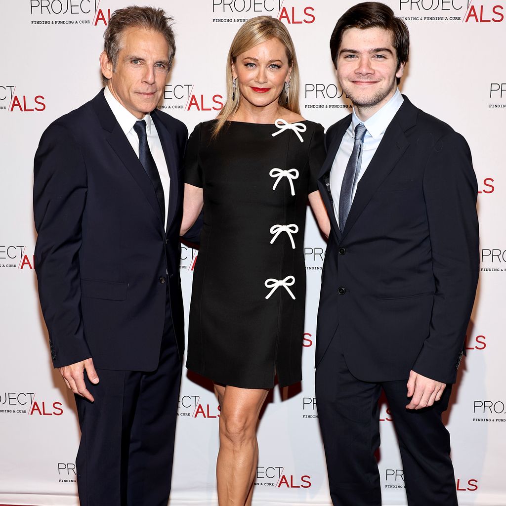 Ben Stiller mit seiner Frau Christine Taylor und seinem Sohn Quinlin