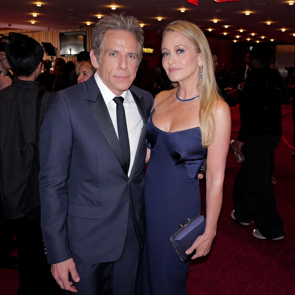 Ben Stiller und Christine Taylor auf dem roten Teppich