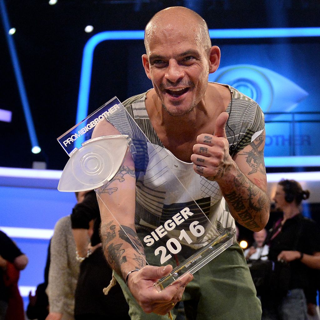 Ben Tewaag beim Finale von "Promi Big Brother"
