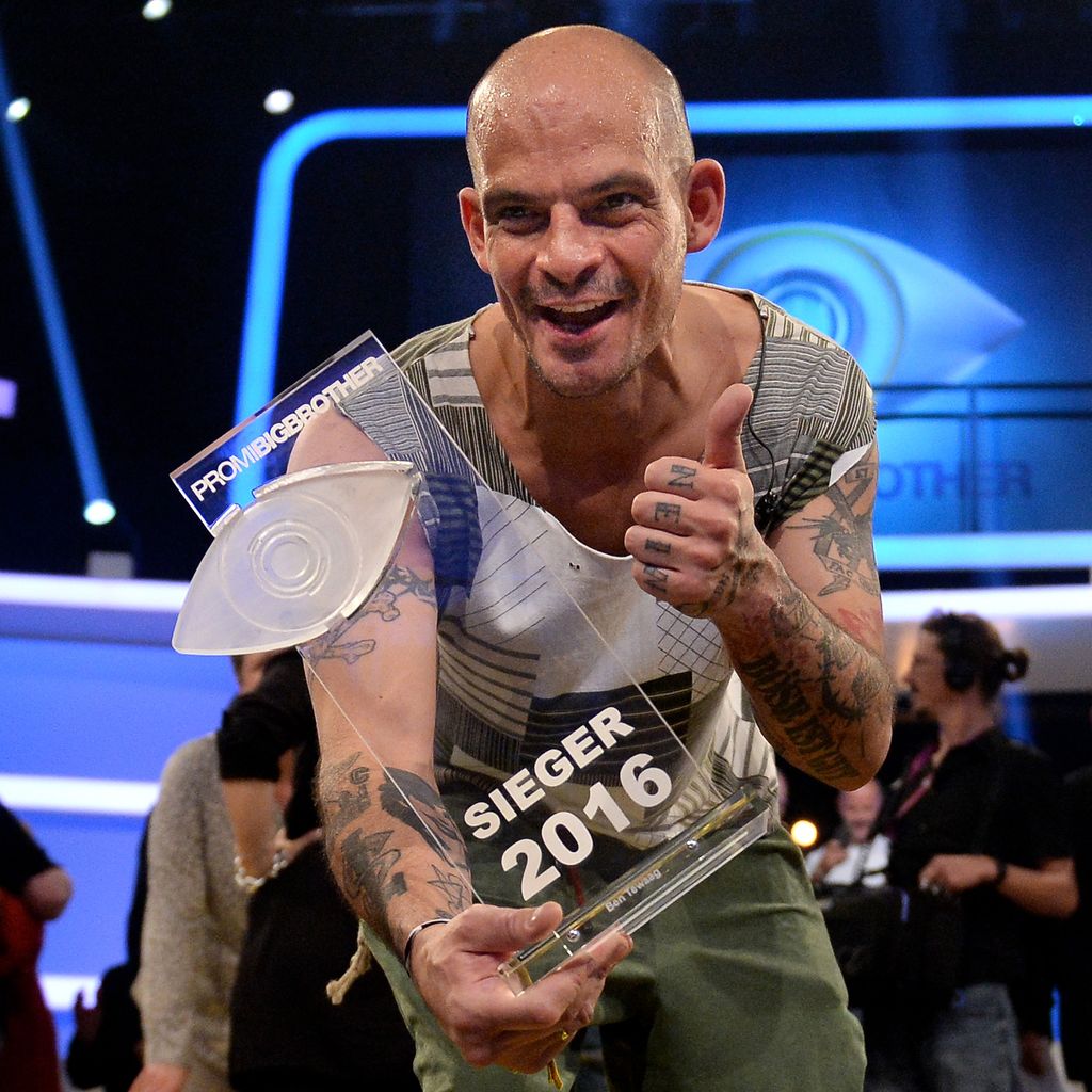 Ben Tewaag beim Finale von "Promi Big Brother" 2016