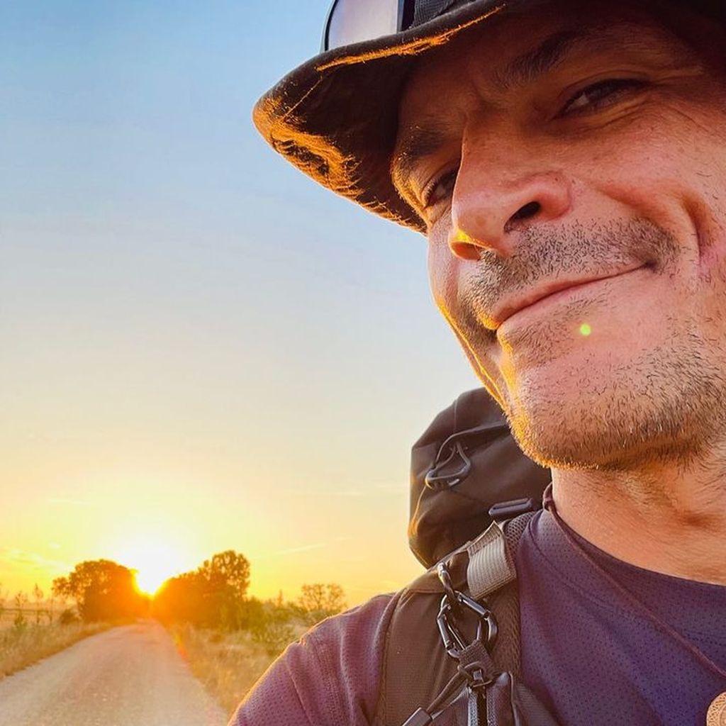 Ben Tewaag beim Sonnenuntergang