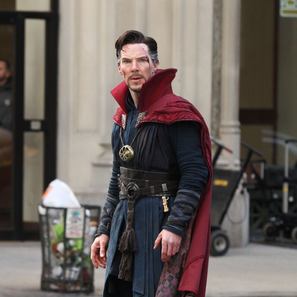 Benedict Cumberbatch bei den Dreharbeiten für "Doctor Strange"