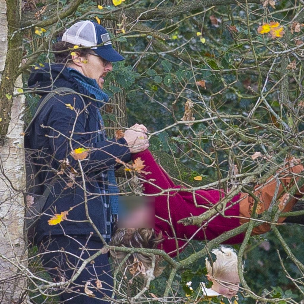 Benedict Cumberbatch und sein Sohn, 2020