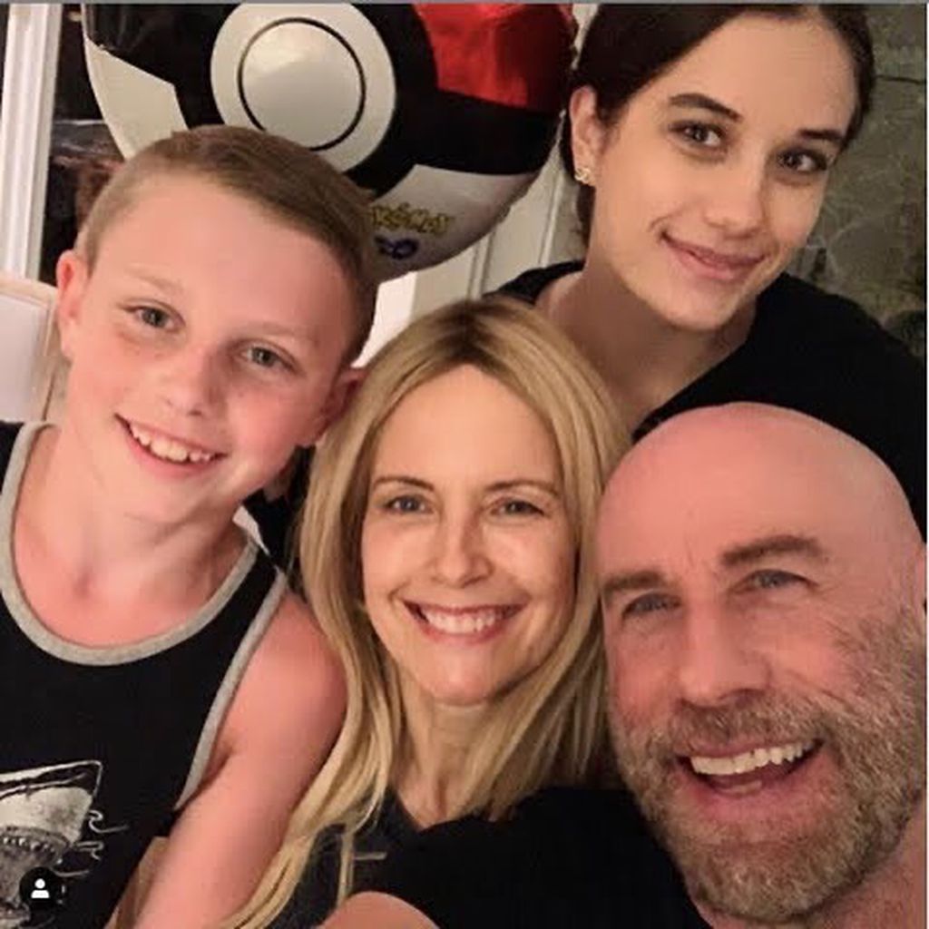 Benjamin, Kelly Preston, Ella und John Travolta