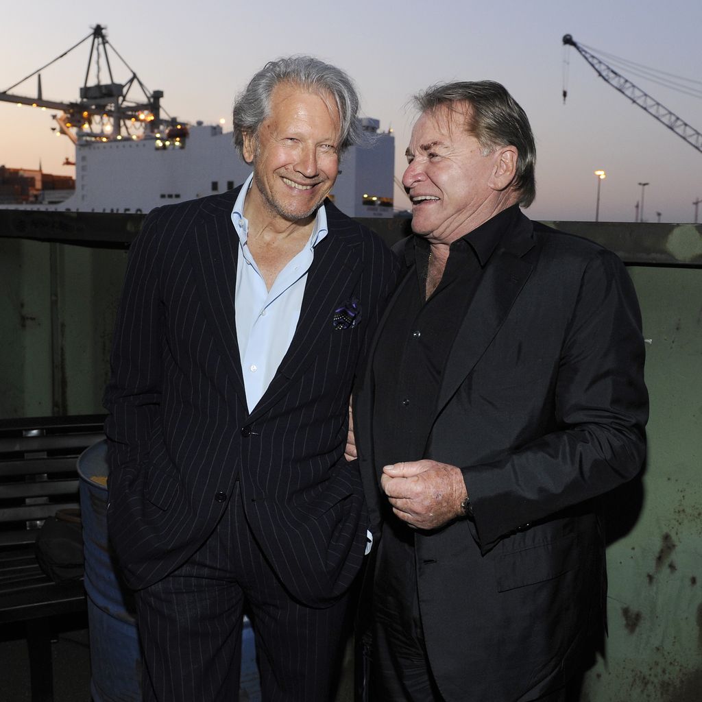 Bernd Herzsprung und Fritz Wepper im Mai 2012 in Hamburg