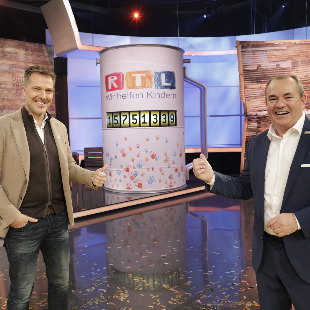 Bernd Reichart und Wolfram Kons für den RTL-Spendenmarathon 2020