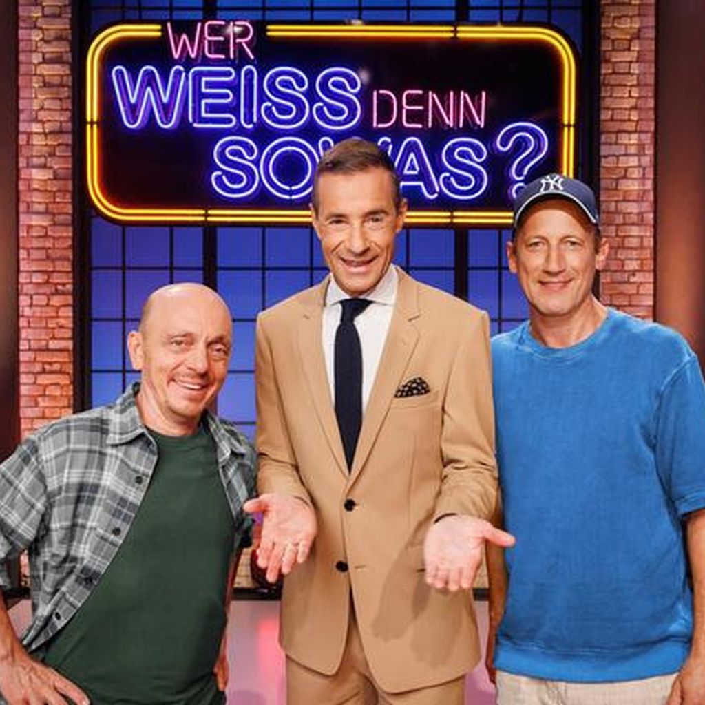 Bernhard Hoëcker, Kai Pflaume und Wotan Wilke Möhring bei "Wer weiß denn sowas?"