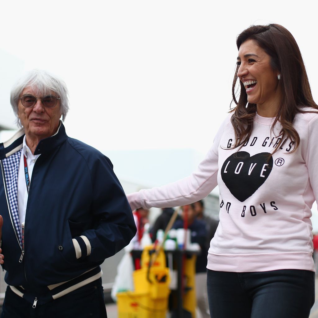 Bernie Ecclestone und Fabiana Flosi