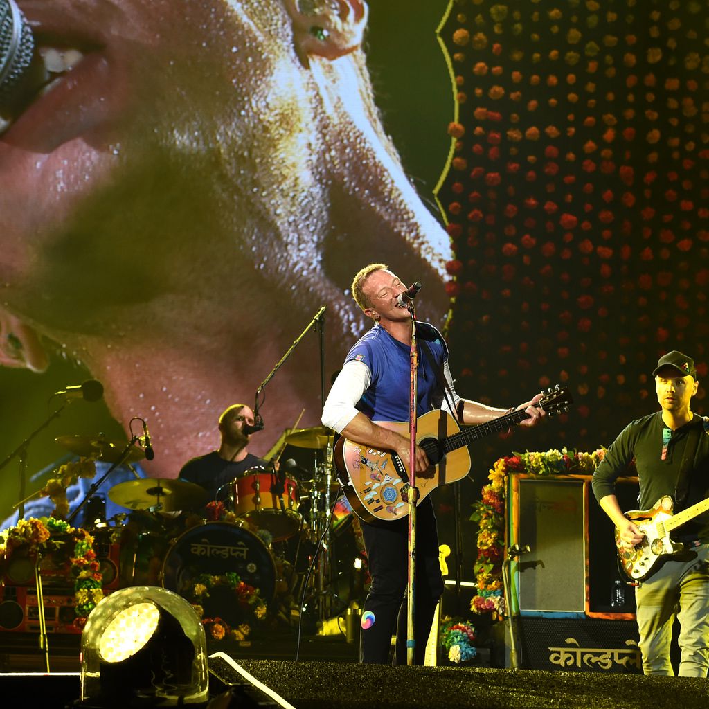 Berryman, Will Champion, Chris Martin und Jonny Buckland von Coldplay