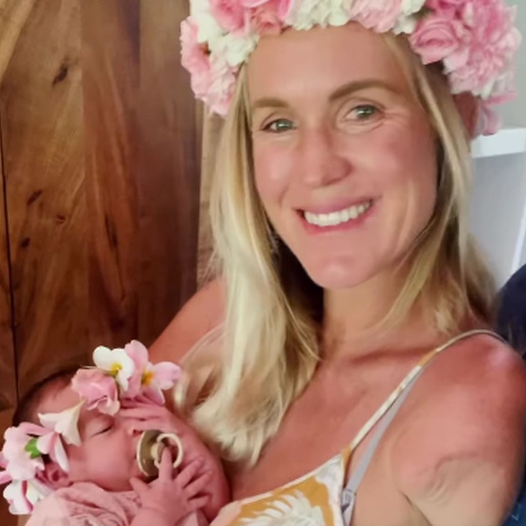 Bethany Hamilton mit ihrer Tochter Alaya