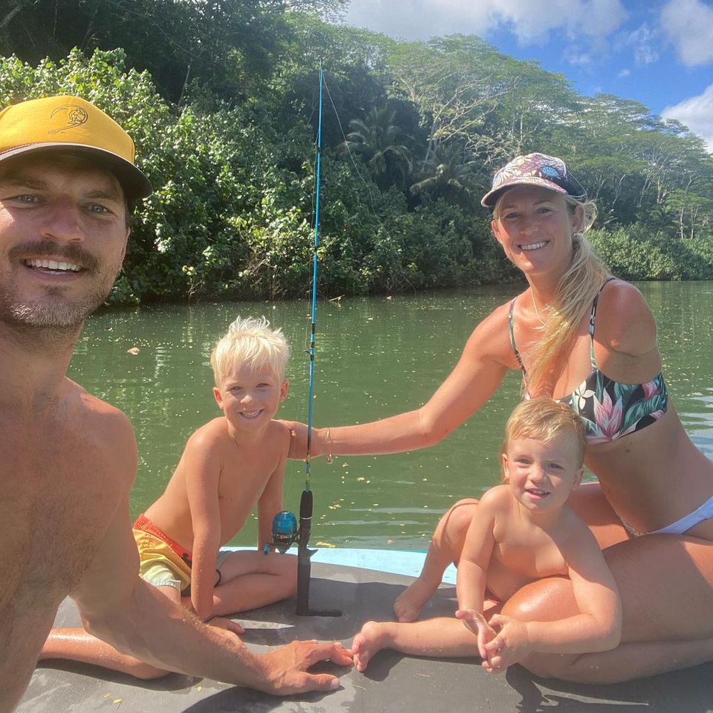 Sportlerin Bethany Hamilton und ihre Familie