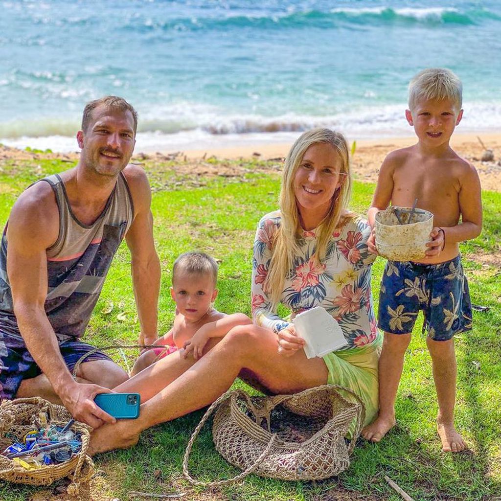 Surferin Bethany Hamilton und ihre Familie
