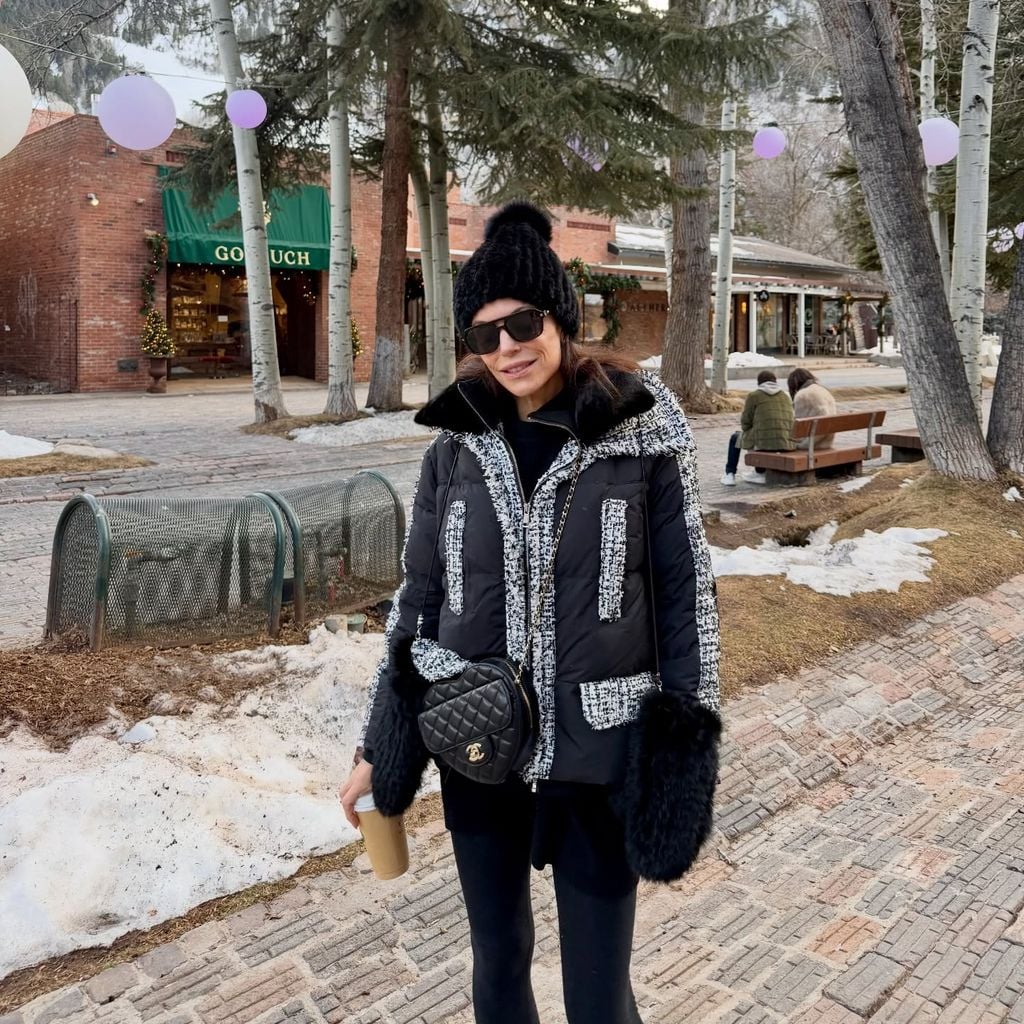 Bethenny Frankel in Aspen, Colorado