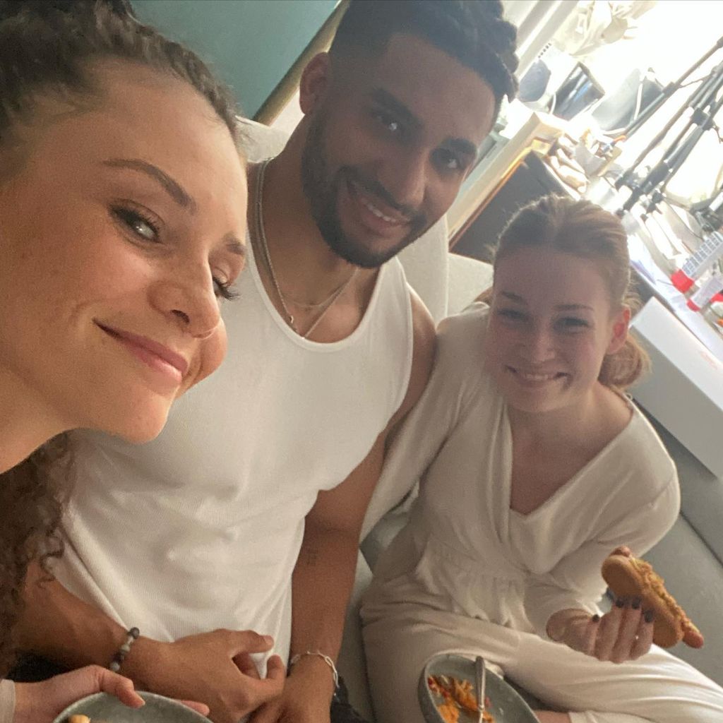 Betty Taube, Jeremy Nzerue und Jana Heinisch