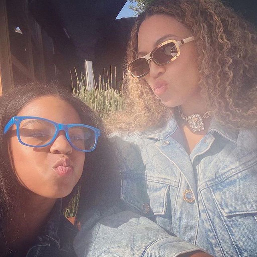 Beyoncé Knowles mit ihrer Tochter Blue Ivy