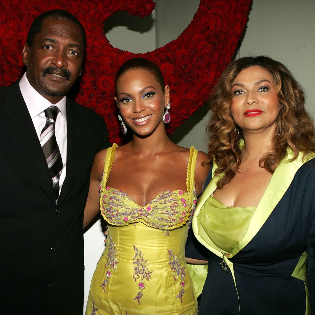 Beyoncé mit ihren Eltern Mathew und Tina