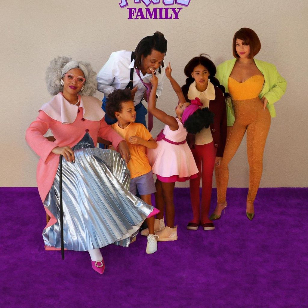 Beyoncé und Jay-Z mit ihren Kids Sir, Rumi und Blue Ivy