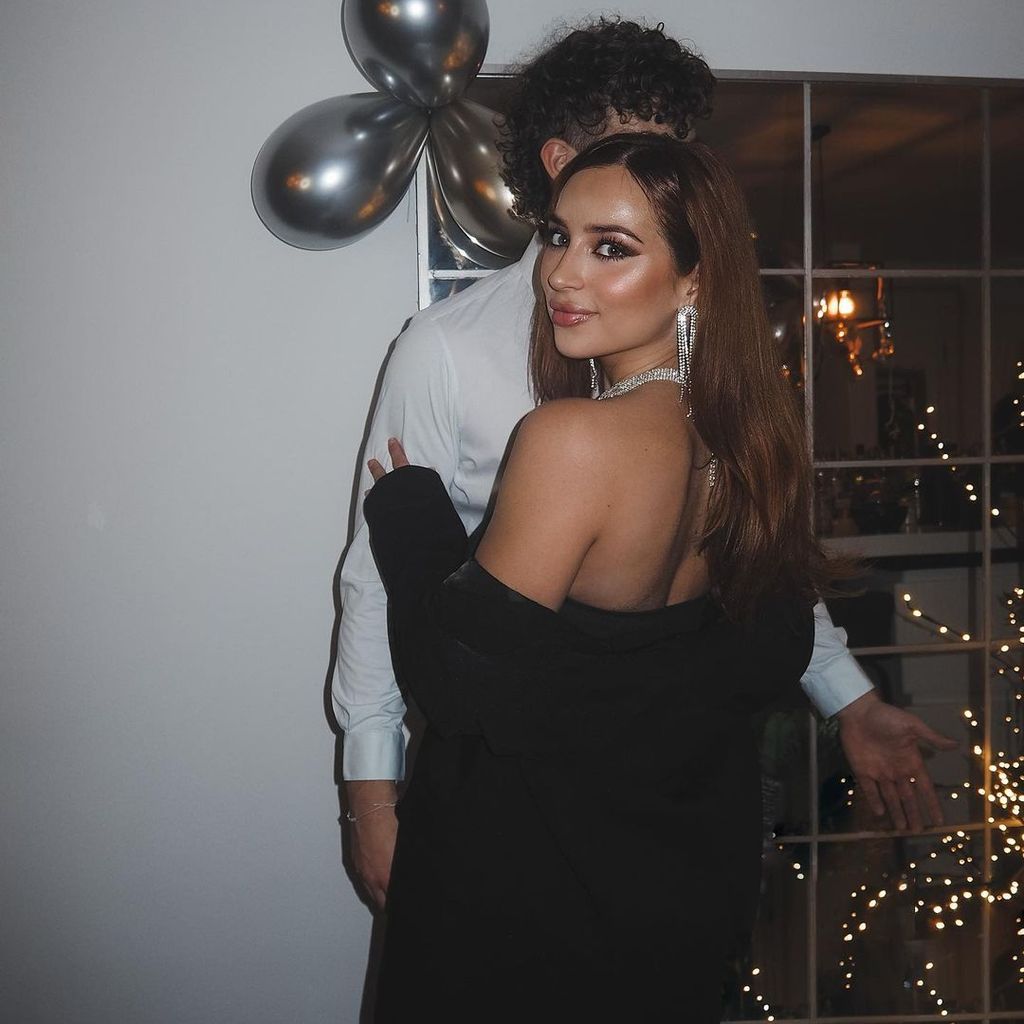 Bianca Balintffy mit ihrem Freund im Januar 2022