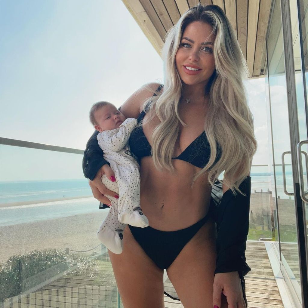 Bianca Gascoigne mit ihrer Tochter Blake Sunshine