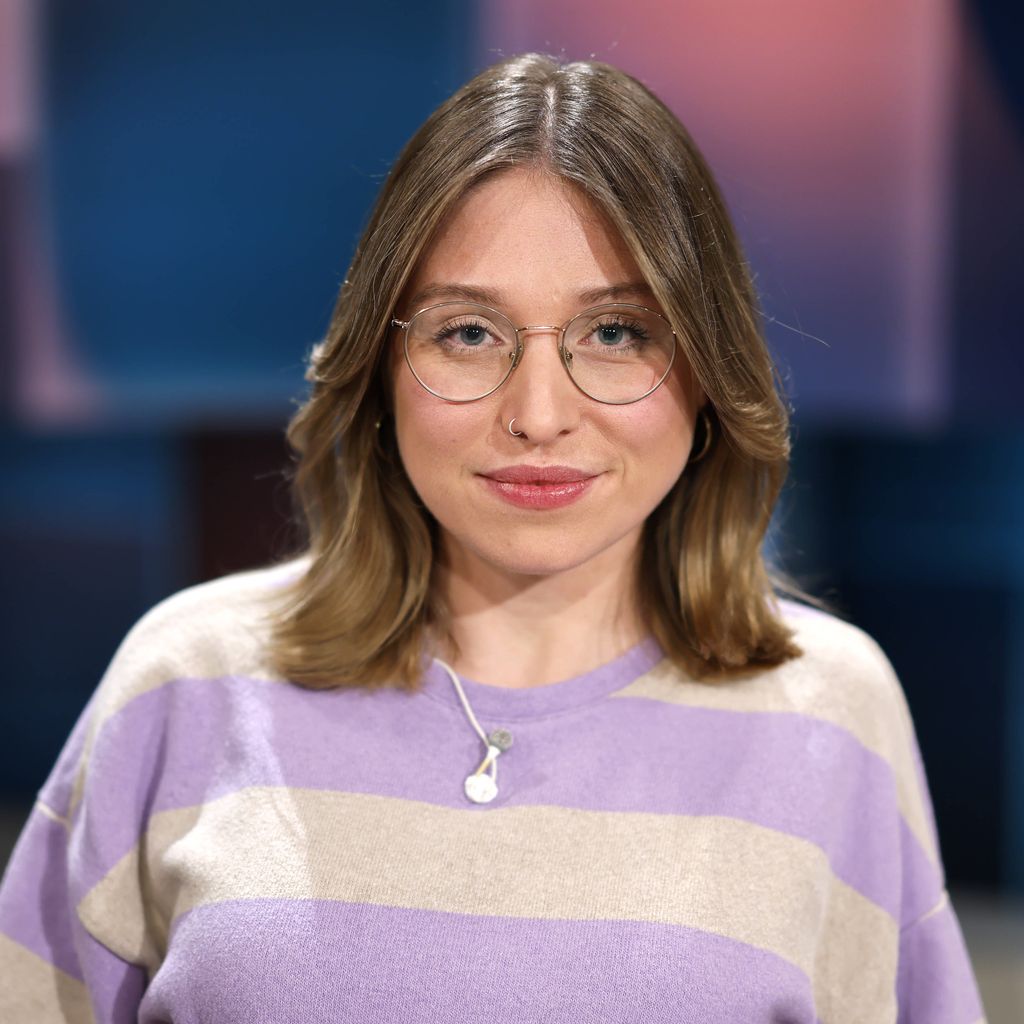 Bianca Heinicke in der ARD-Talkshow hart aber fair in den WDR-Studios Köln, 24.11.2025