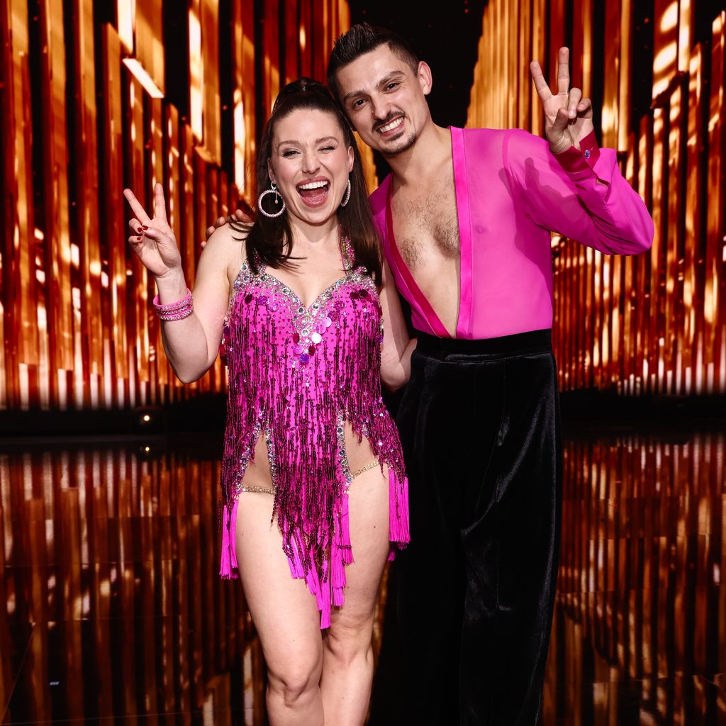 Bianca Heinicke und Zsolt Sándor Cseke bei der Premiere der 19. Staffel von "Let's Dance"