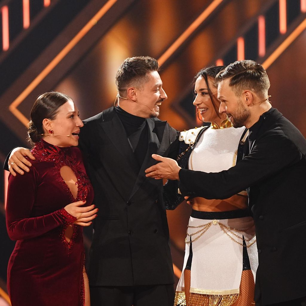 Bianca Heinicke, Zsolt Sándor Cseke, Nadia Benaissa und Vadim Garbuzov bei "Let's Dance" 2026