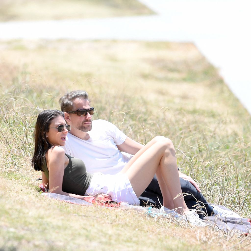 Bianca Wallace und Ioan Gruffudd im Juli 2023