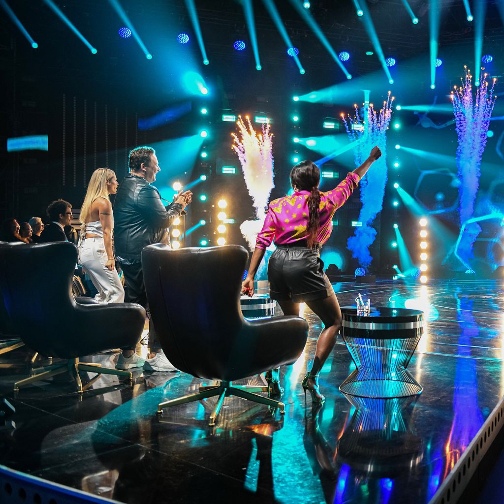 Das Rateteam von "Big Performance" und Tom Jones