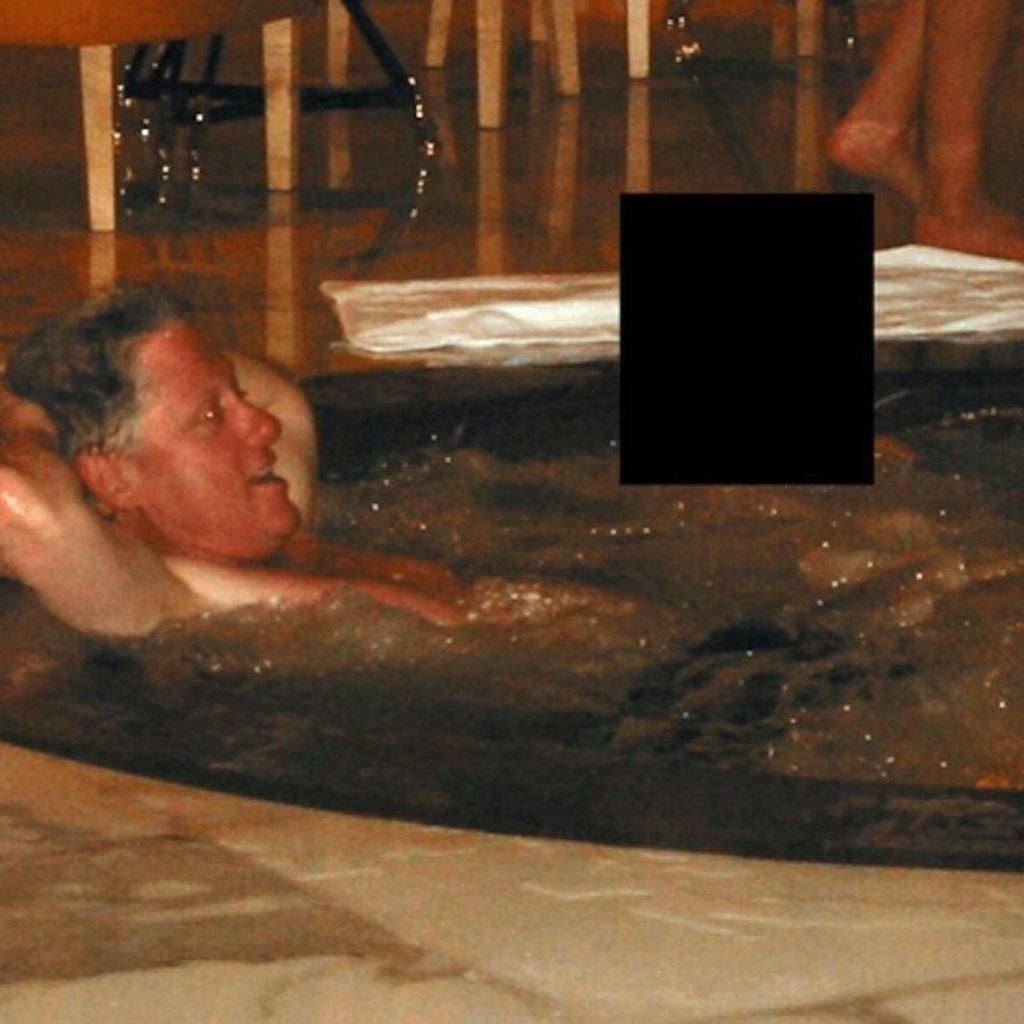 Ehemaliger US-Präsident Bill Clinton in einem von der US-Justiz veröffentlichten Foto