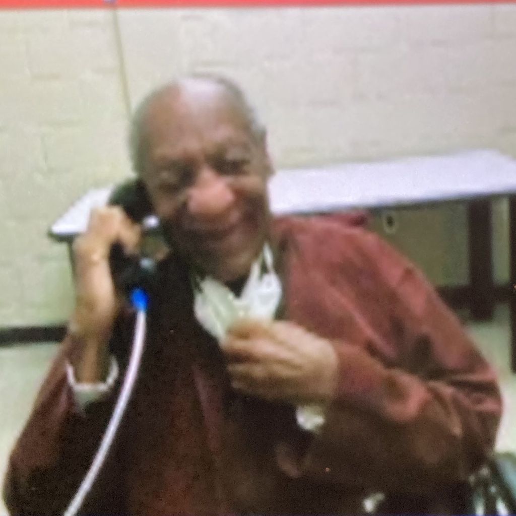 Bill Cosby bei einem Videocall im Gefängnis