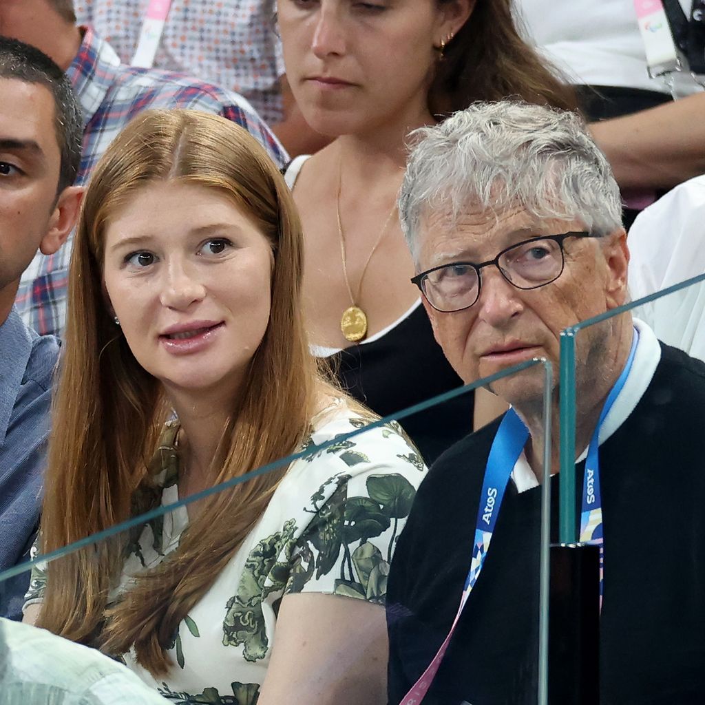 Bill Gates mit seiner Tochter Jennifer und dessen Ehemann Nayel Nassar