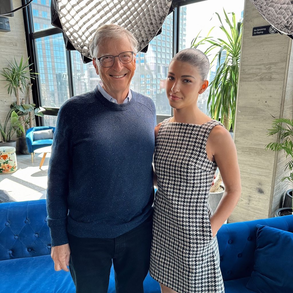 Bill Gates mit seiner Tochter Phoebe, Oktober 2024