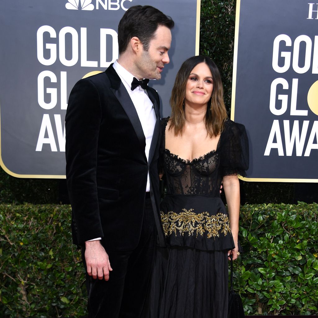 Bill Hader mit Rachel Bilson bei den Golden Globes, 2020