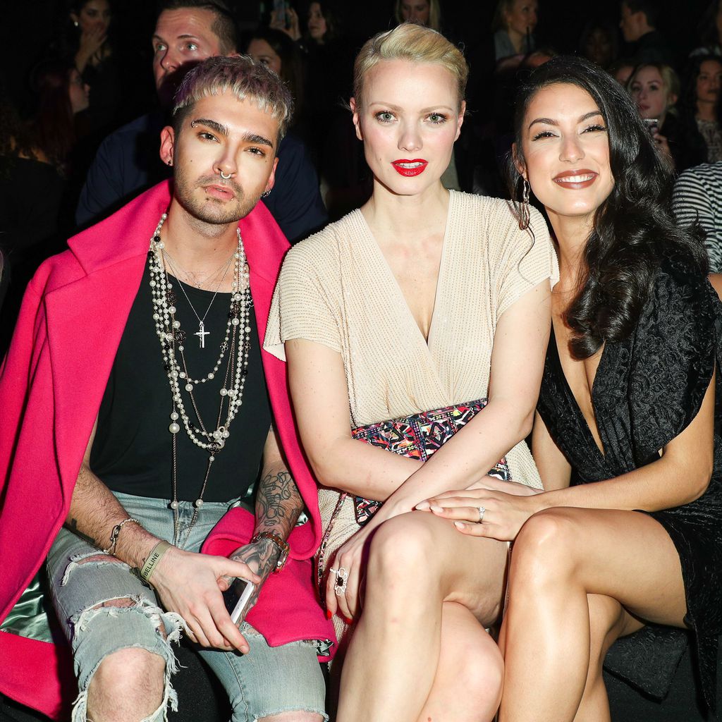 Bill Kaulitz, Franziska Knuppe und Rebecca Mir  bei der "Maybelline Hot Trendsxhbition 2017"-Show