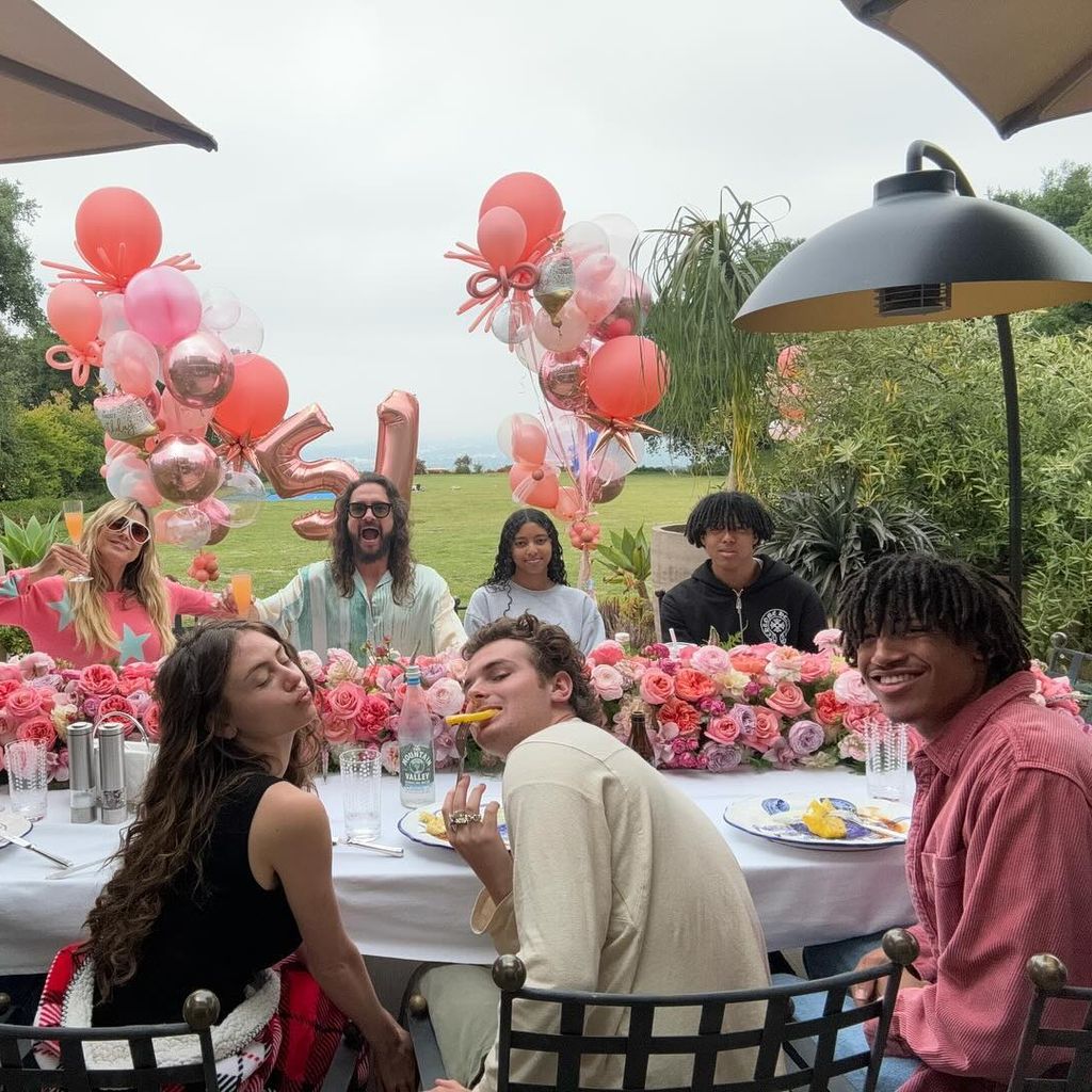 Heidi Klum mit ihren Kindern und Tom Kaulitz und Bill Kaulitz in Los Angeles