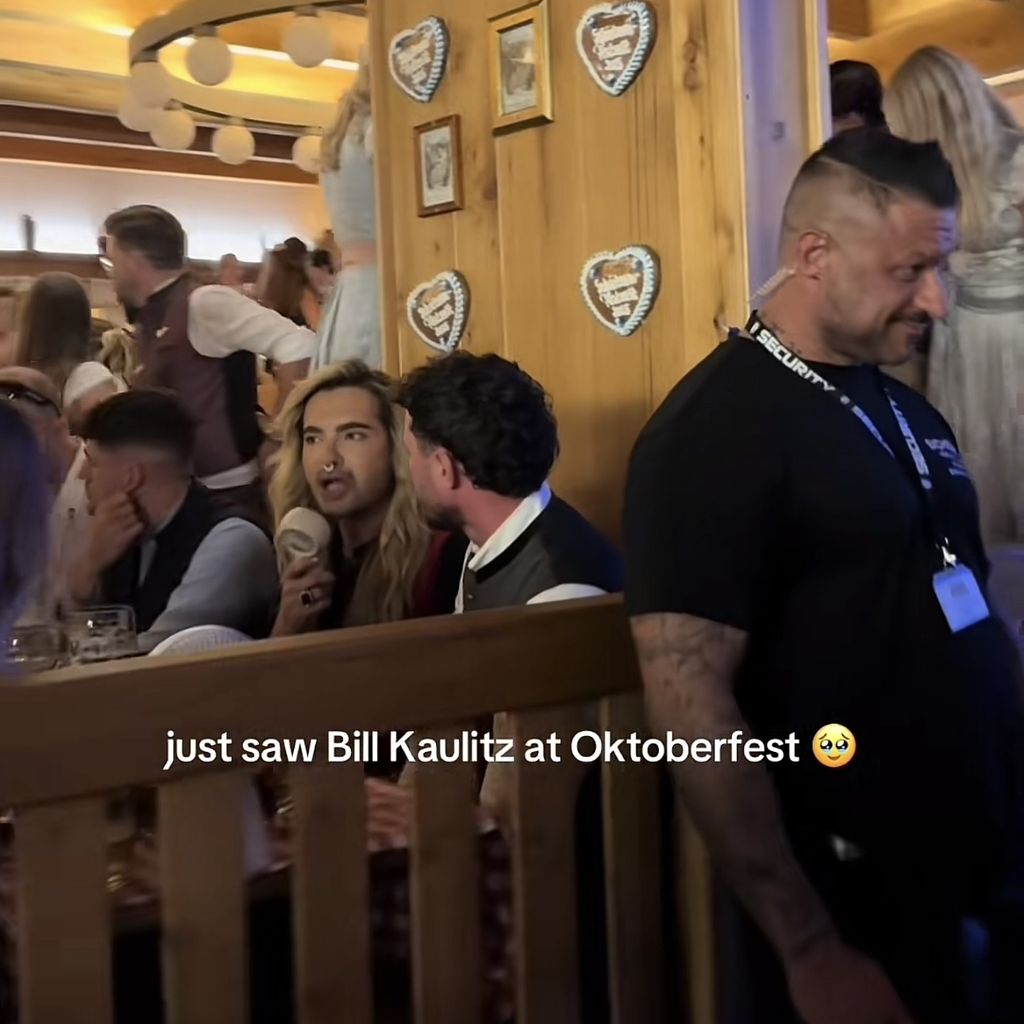 Bill Kaulitz und Jannik Kontalis auf dem Oktoberfest