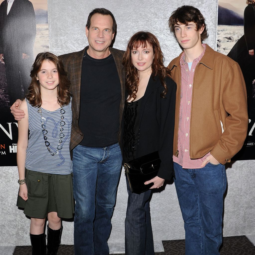 Bill Paxton mit Ehefrau Louise, Sohn James und Tochter Lydia