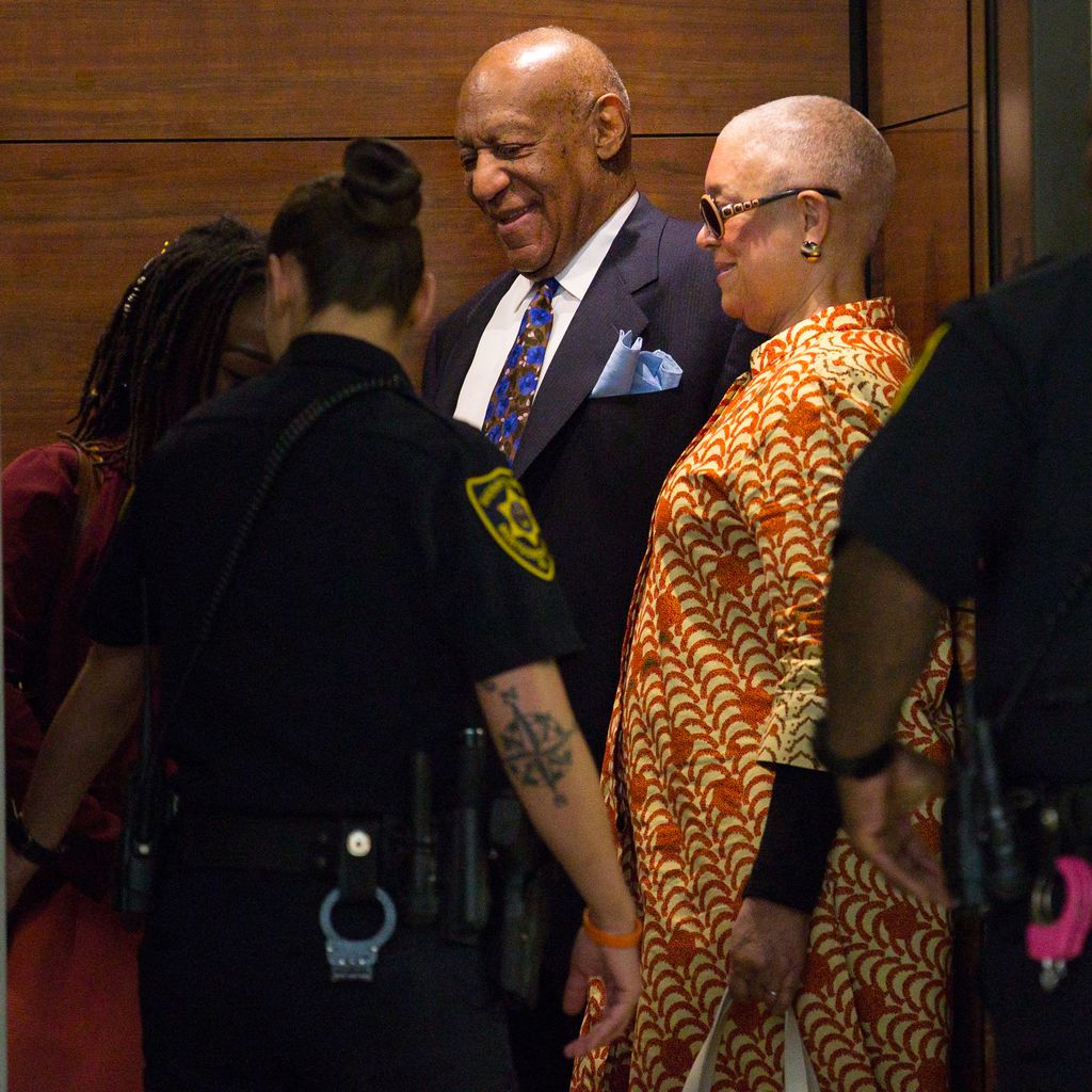 Bill und Camille Cosby im Gerichtsgebäude