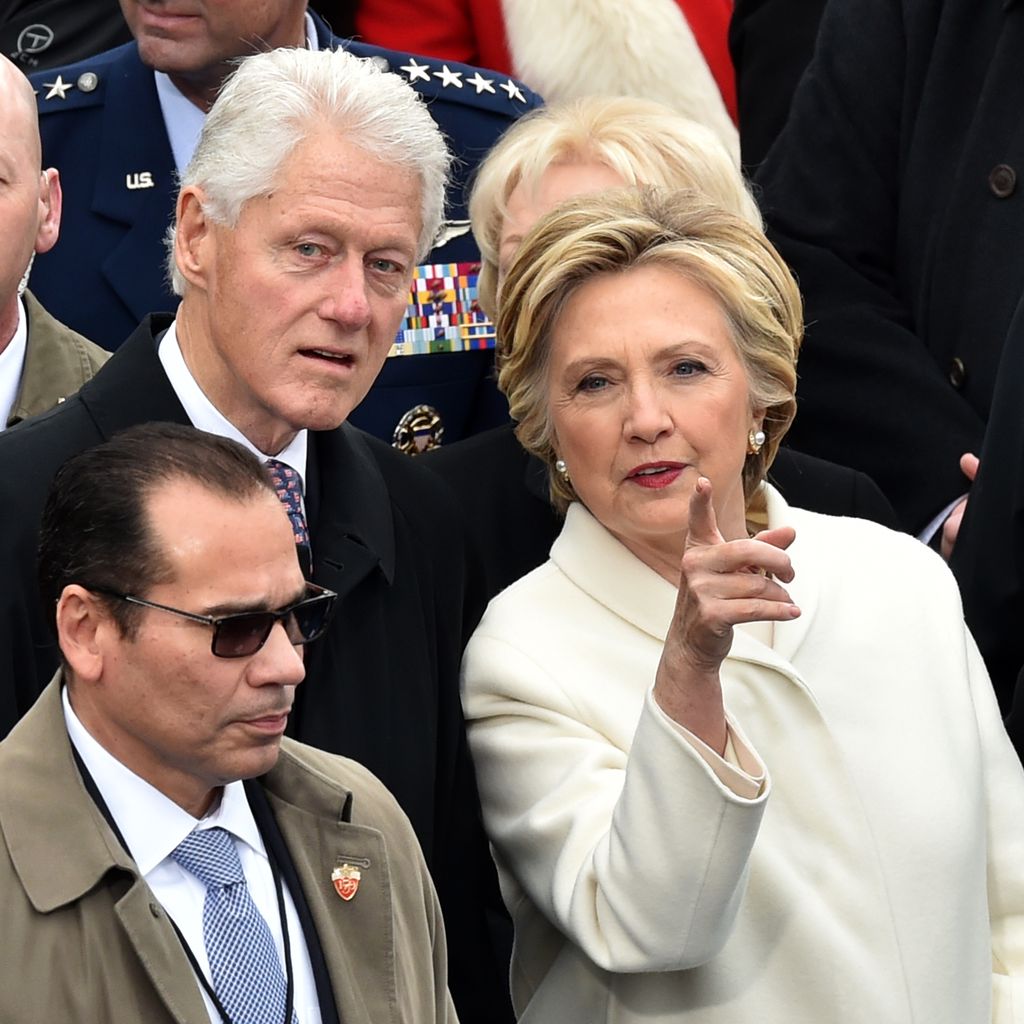 Bill und Hillary Clinton am Capitol