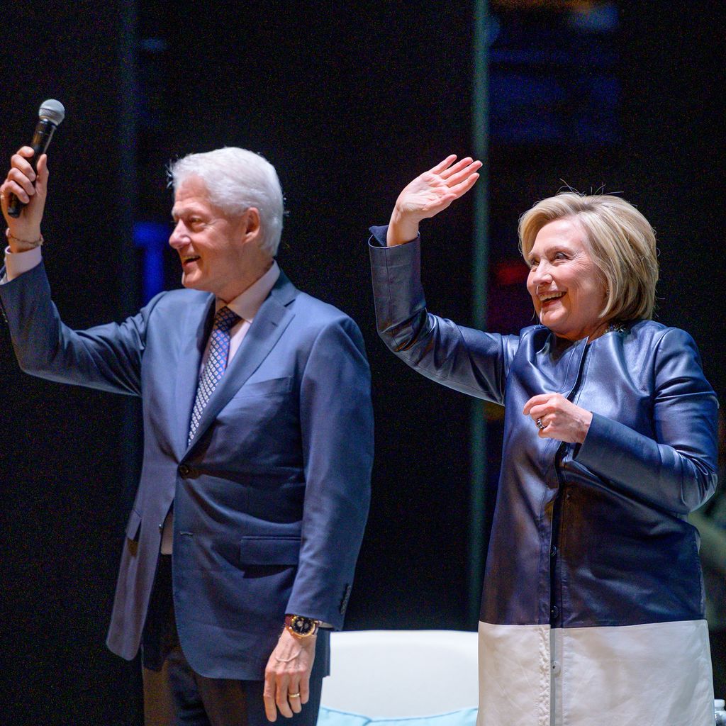 Bill und Hillary Clinton im April 2019