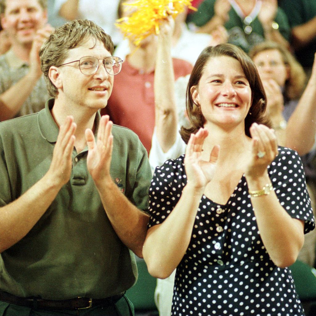 Bill und Melinda Gates, 1998