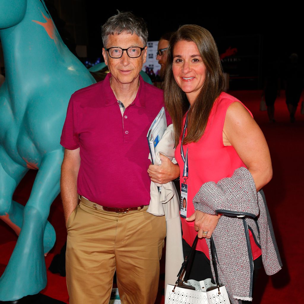 Bill Gates, Microsoft-Gründer, und seine Ehefrau Melinda