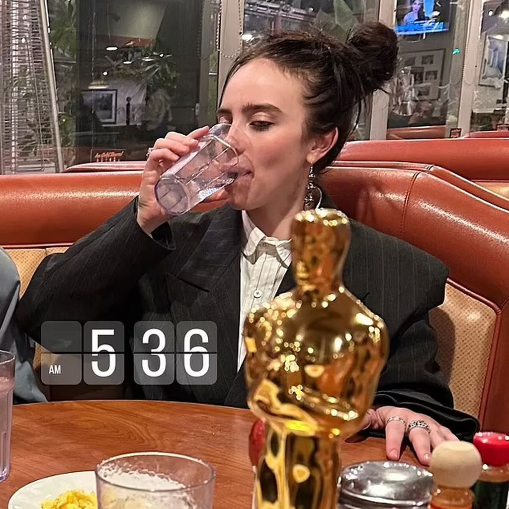 Billie Eilish nach der Oscar-Verleihung 2024