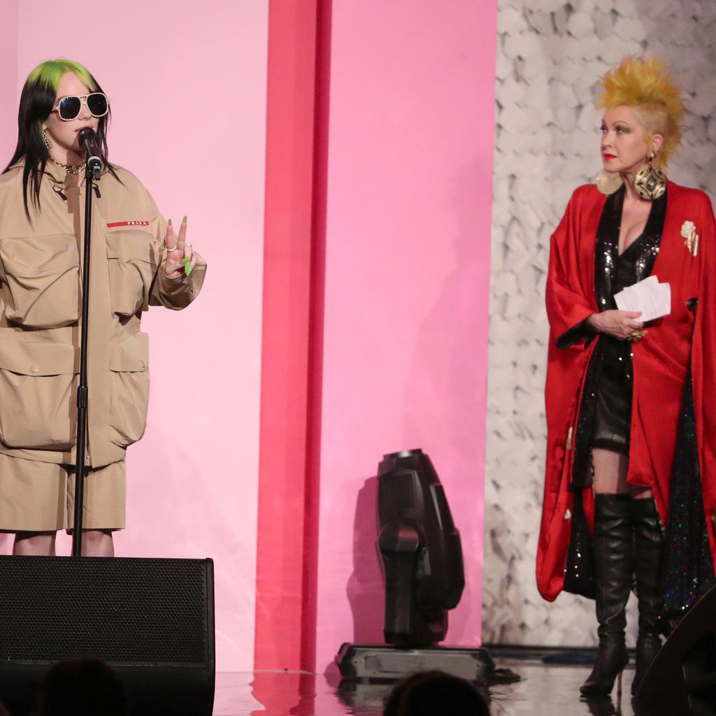 Billie Eilish und Cyndi Lauper in Los Angeles 2019