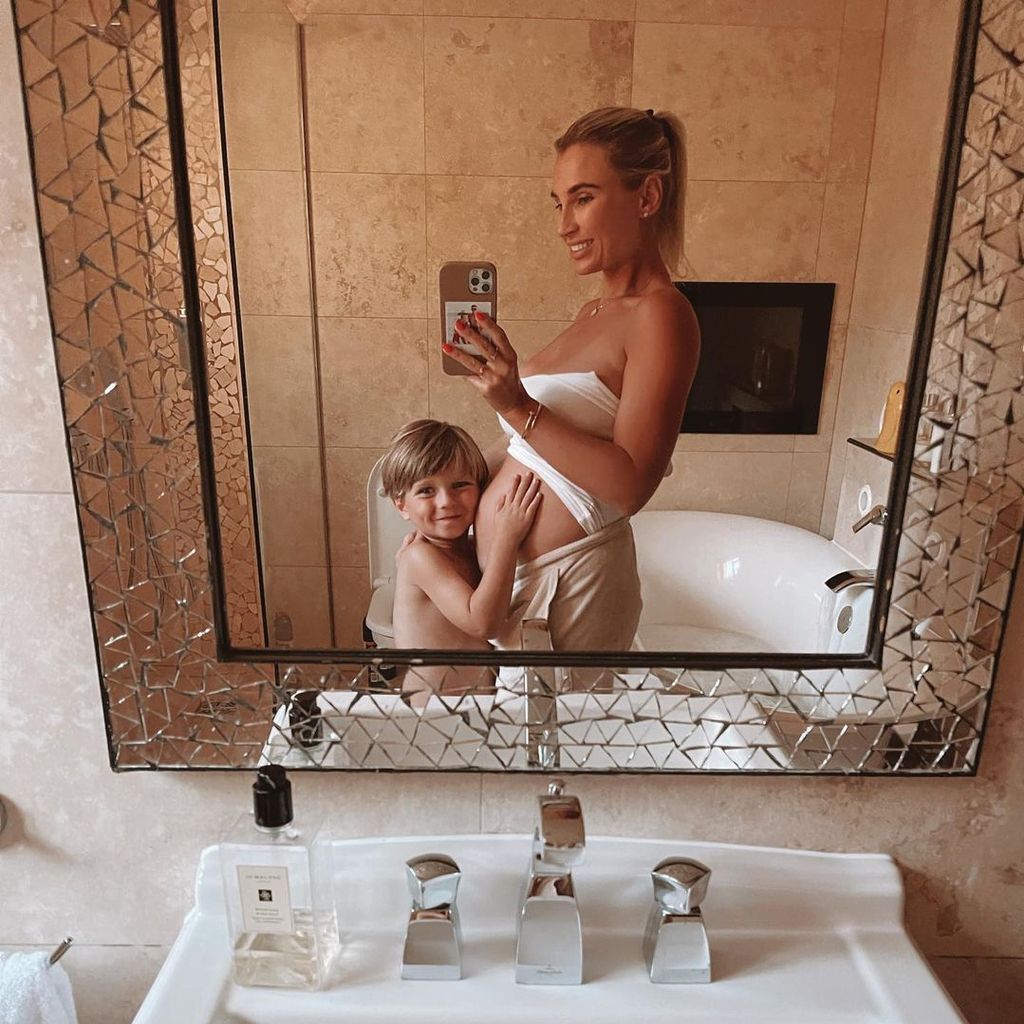 Billie Faiers und ihr Sohn