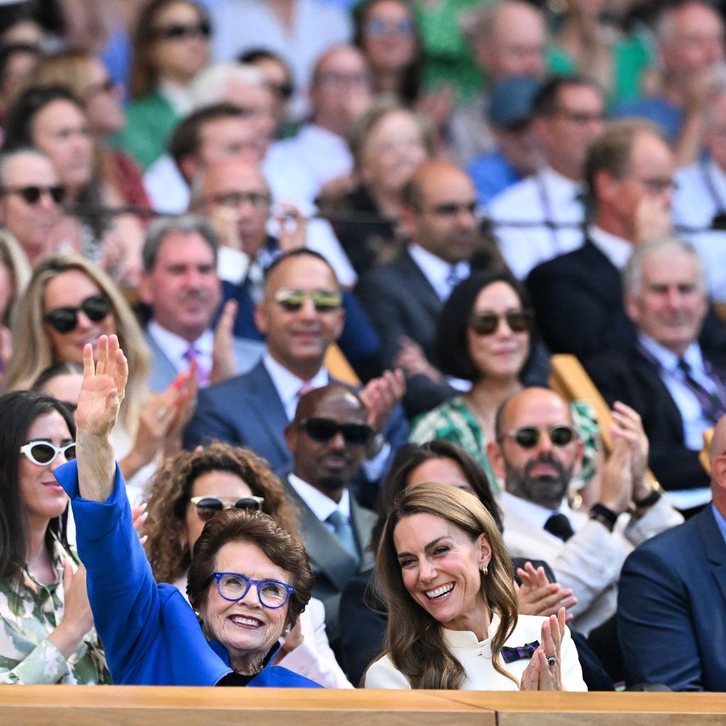 Billie Jean King und Prinzessin Kate bei den Wimbledon Championships 2025