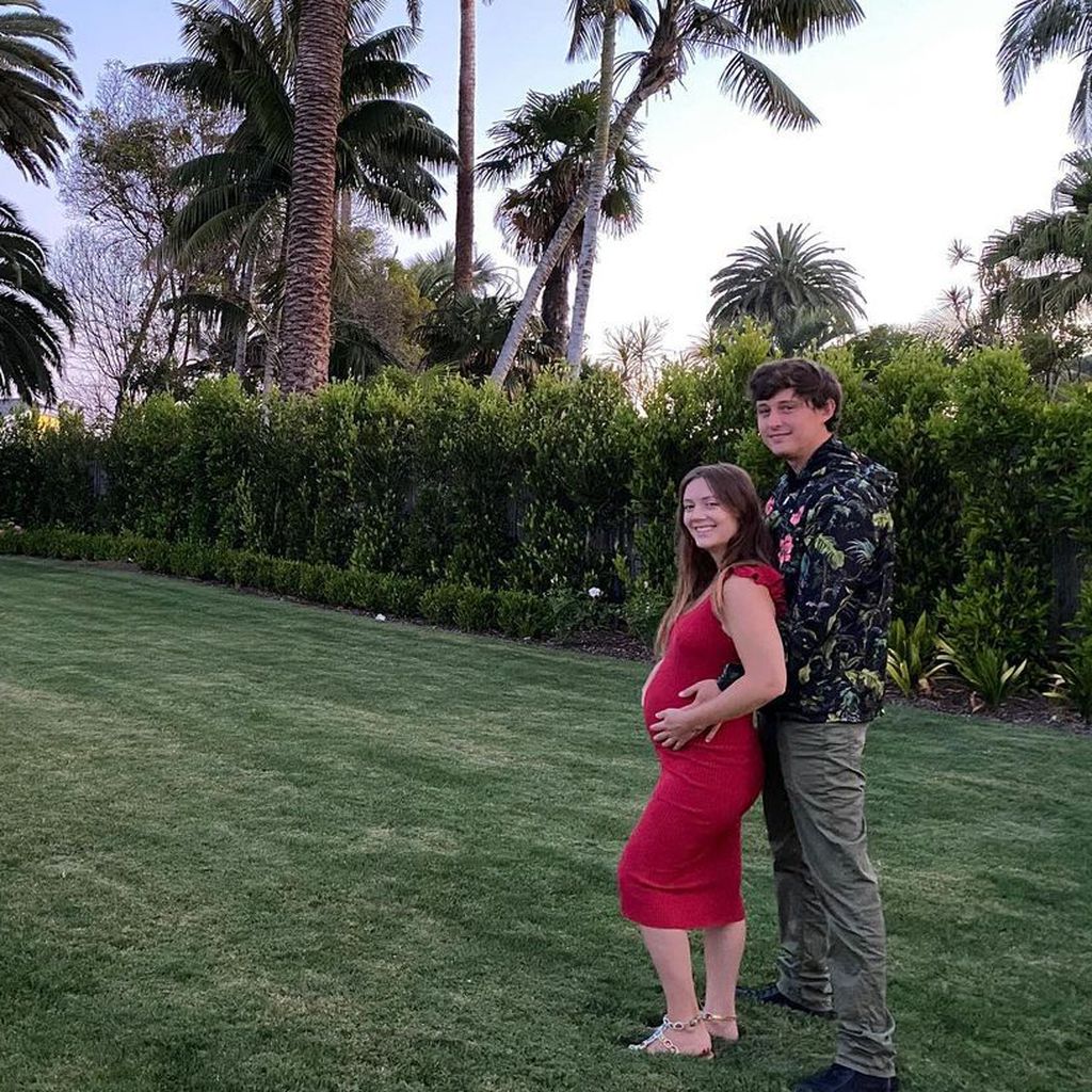 Billie Lourd mit ihrem Verlobten Austen Rydell